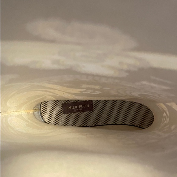 Emilio Pucci Classic Firenze Paisley Design Rubber Rain Boots - Picture 2 of 13